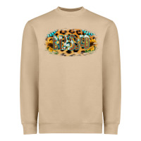 Mushroom Blessed Sunflower Gemstone Heavyweight Sweatshirt - RanaPortraitStore