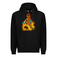 Black cowtag Premium Hoodie - Jasminsmagicworld
