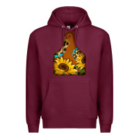Burgundy cowtag Premium Hoodie - Jasminsmagicworld