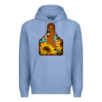 Colony Blue cowtag Premium Hoodie - Jasminsmagicworld