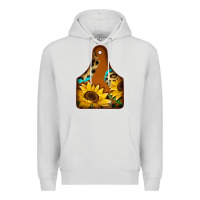 Dove Grey cowtag Premium Hoodie - Jasminsmagicworld