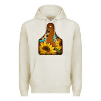 Oatmeal Heather cowtag Premium Hoodie - Jasminsmagicworld