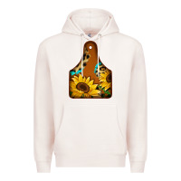 Pale Pink cowtag Premium Hoodie - Jasminsmagicworld