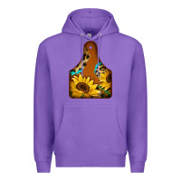 Purple cowtag Premium Hoodie - Jasminsmagicworld