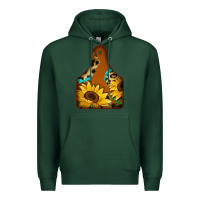 Sports Green cowtag Premium Hoodie - Jasminsmagicworld