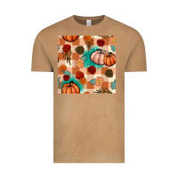 Vintage Camel floral pumpkins seamless pattern Vintage Tee - BundleAndBundleShop