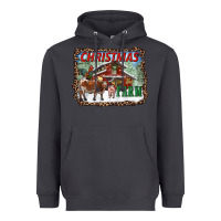 Smoke Christmas On The Farm Heavyweight Hoodie - RanaPortraitStore