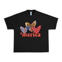 Black merica 4th of july hearts Urban Heavy Tee - BundleAndBundleShop