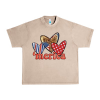 French Oak merica 4th of july hearts Urban Heavy Tee - BundleAndBundleShop