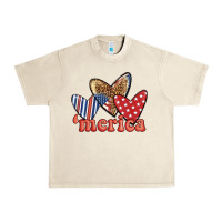 Sandshell merica 4th of july hearts Urban Heavy Tee - BundleAndBundleShop