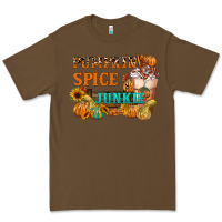 Cacao Pumpkin Spice Junkie Premium Tee - FaDigitalArtStudio