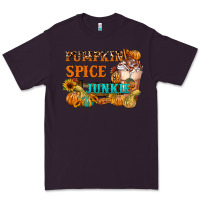Plum Pumpkin Spice Junkie Premium Tee - FaDigitalArtStudio