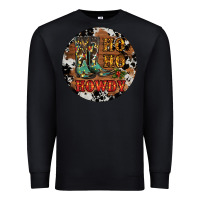 Black Christmas Cowboy Boots Premium Sweatshirt - RanaPortraitStore