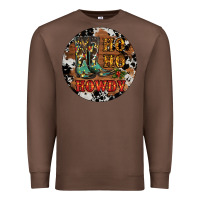 Chestnut Christmas Cowboy Boots Premium Sweatshirt - RanaPortraitStore