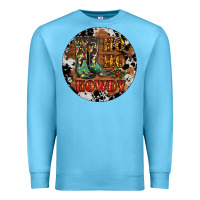 Ocean Blue Christmas Cowboy Boots Premium Sweatshirt - RanaPortraitStore