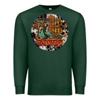 Sports Green Christmas Cowboy Boots Premium Sweatshirt - RanaPortraitStore