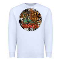 White Christmas Cowboy Boots Premium Sweatshirt - RanaPortraitStore