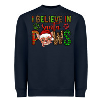 Navy i believe in santa paws chihuahuha Heavyweight Sweatshirt - Jasminsmagicworld