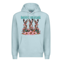Blue Mist happy easter bunny Premium Hoodie - Artiststas
