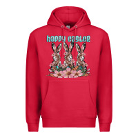 Cardinal happy easter bunny Premium Hoodie - Artiststas