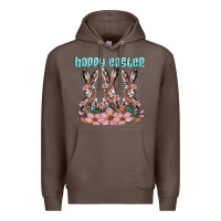 Coffee happy easter bunny Premium Hoodie - Artiststas