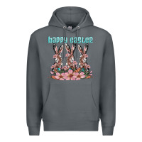 Rock happy easter bunny Premium Hoodie - Artiststas