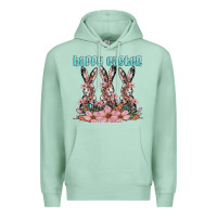 Seafoam happy easter bunny Premium Hoodie - Artiststas