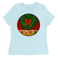 Baby Blue christmas Ladies Tee - BundleAndBundleShop