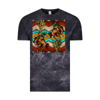 Cloud Black native american aztec seamless pattern 5 Vintage Tee - BundleAndBundleShop
