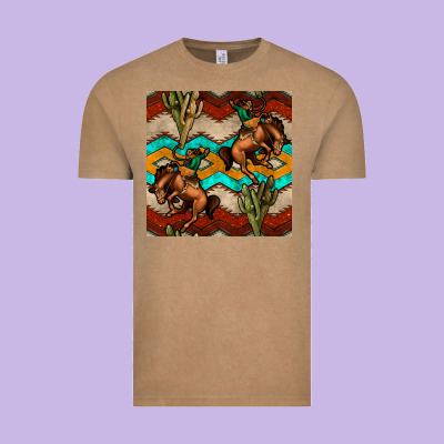 Native American Aztec Seamless Pattern 5 Vintage Tee Designed By Bundleandbundleshop