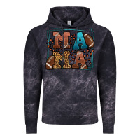 Cloud Black American Football Mama Mother's Day Vintage Hoodie - LillyAllenDesigns
