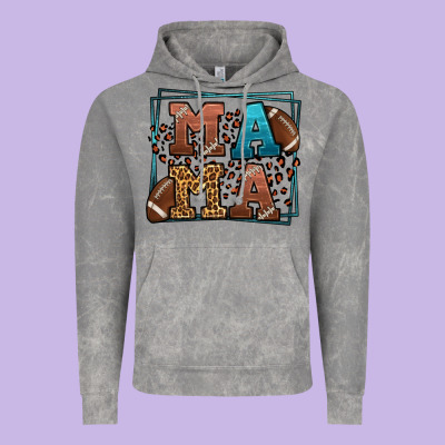 American Football Mama Mother's Day Vintage Hoodie Designed By Lillyallendesigns