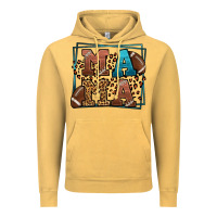 Vintage Mustard American Football Mama Mother's Day Vintage Hoodie - LillyAllenDesigns