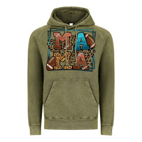 Vintage Olive American Football Mama Mother's Day Vintage Hoodie - LillyAllenDesigns