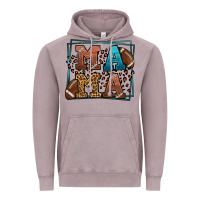 Vintage Zinc American Football Mama Mother's Day Vintage Hoodie - LillyAllenDesigns