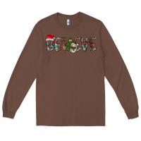 Chestnut Believe Christmas Long Sleeve Tee - CowhideDigitalArt