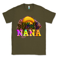 Army Green softball nana Classic Tee - OliviaCreatesArt