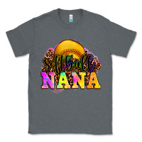 Charcoal Heather softball nana Classic Tee - OliviaCreatesArt