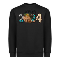 Black Western Senior 2024 cow Heavyweight Sweatshirt - RanaPortraitStore