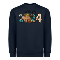 Navy Western Senior 2024 cow Heavyweight Sweatshirt - RanaPortraitStore