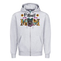 Western Pitbull Mom Zipper Hoodie | Teevron