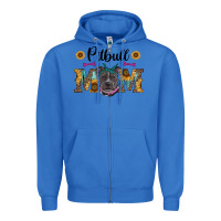 True Royal western pitbull mom Zipper Hoodie - RanaPortraitStore