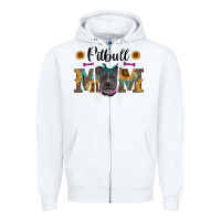 White western pitbull mom Zipper Hoodie - RanaPortraitStore