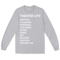 Moon Dust theater life funny Long Sleeve Tee - DesigneFamous