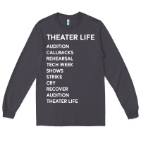 Smoke theater life funny Long Sleeve Tee - DesigneFamous