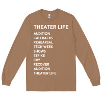 Toasted Coconut theater life funny Long Sleeve Tee - DesigneFamous