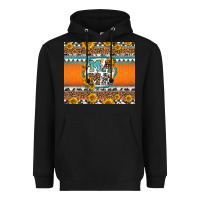 Black sunflowers hexagon frame mama Heavyweight Hoodie - Jasminsmagicworld