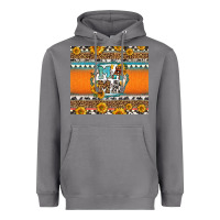 Storm sunflowers hexagon frame mama Heavyweight Hoodie - Jasminsmagicworld
