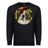 Black Christmas St. Bernard Premium Sweatshirt - RanaPortraitStore