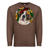 Chestnut Christmas St. Bernard Premium Sweatshirt - RanaPortraitStore
